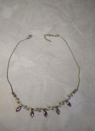 Колье из кристалламт