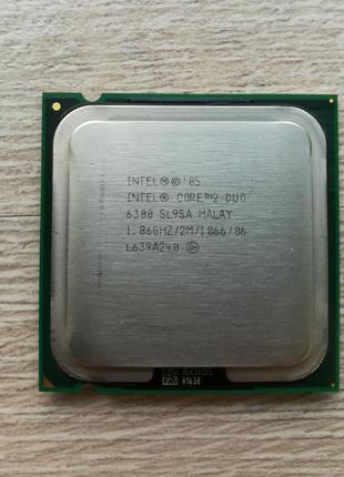 Процесор intel core 2 duo e6300 lga775