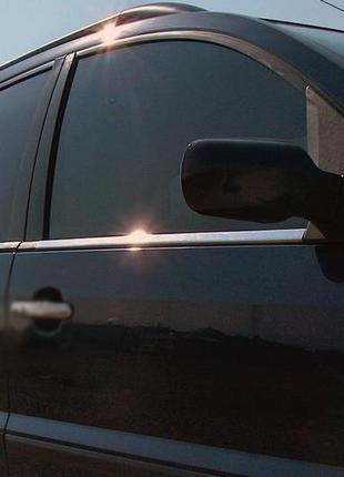 Наружняя окантовка стекол (4 шт, нерж.) carmos - турецкая сталь для ford fusion 2002-2009 гг