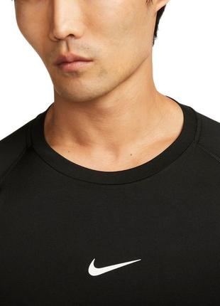 Оригинальная компрессионная футболка мужская nike pro dri-fit tight top fb7919-0104 фото