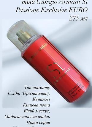 Парфюмированный спрей для тела