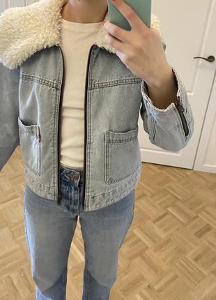 Джинсова куртка levi’s1 фото