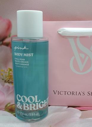 Парфюмированный мист cool &amp; bright pink victoria’s secret.