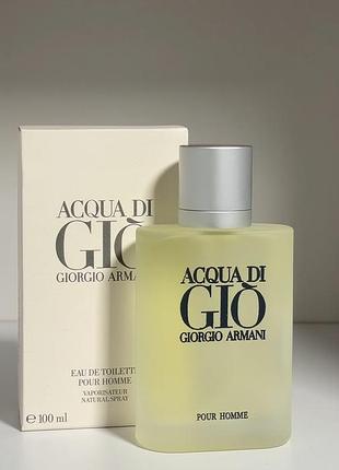 Armani acqua di gio pour homme 100 мл1 фото