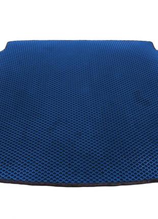 Коврик багажника (eva, полиуретановый, синий) (5 мест) для hyundai santa fe 2 2006-2012 гг