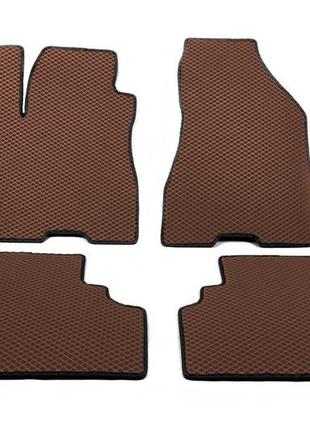Килимки eva (коричневий) для hyundai tucson jm 2004-2024 рр
