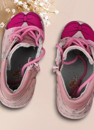Рожеві легкі демі черевики для дівчинки весна нові4 фото