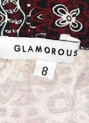 💥1+1=3 стильная фирменная короткая трикотажная юбка glamorous, размер 42 - 444 фото