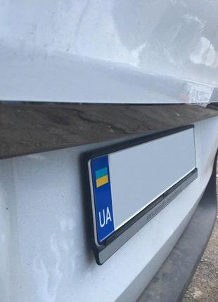 Планка над номером blackchrome (нерж) для mercedes vito / v-class w447 2014-2024 рр