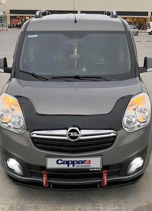 Дефлектор капота (eurocap) для opel combo 2012-2018 рр