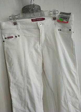 Белые джинсы вельвет стрейч