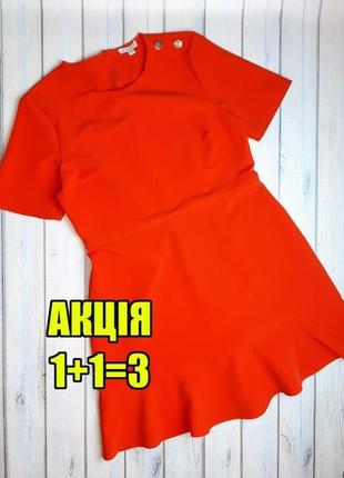 💥1+1=3 фирменное яркое оранжевое платье warehouse, размер 50 - 521 фото