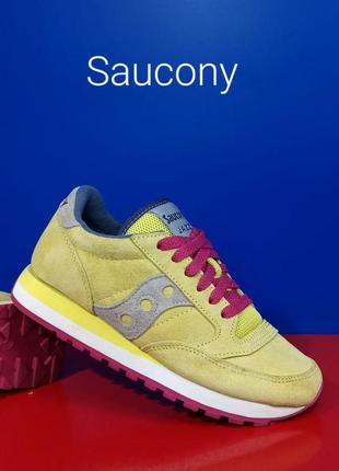 Кожаные женские кроссовки saucony donna jazz оригинал5 фото