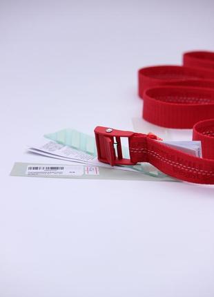 Ремень off-white classic industrial belt red5 фото