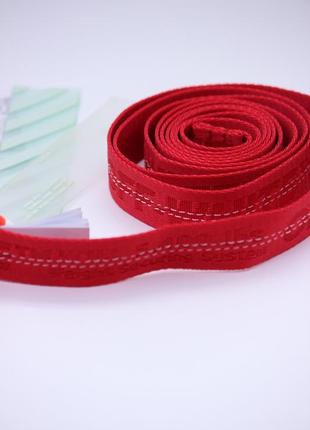 Ремень off-white classic industrial belt red3 фото