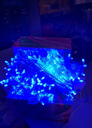 Світлодіодна гірлянда ny - 400 led x 32м blue