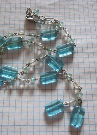 Колье. металл и стекло.