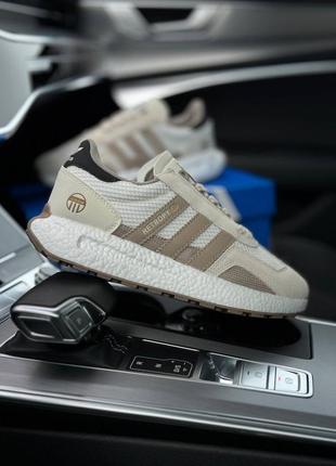 Кроссовки adidas originals retropy e5 beige brown4 фото