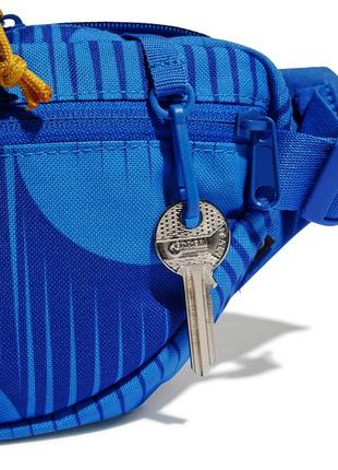 Adidas spain unisex waist bag crossbody blue gold hm2285 поясна сумка на пояс плече бананка оригінал4 фото