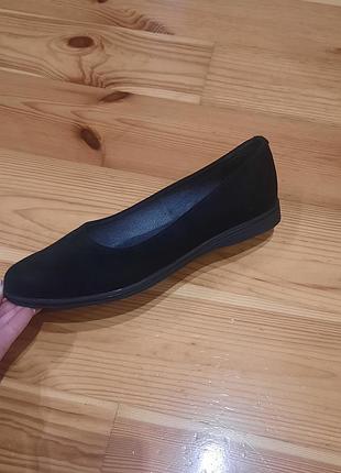 Балетки натуральна замша