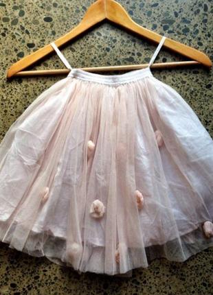 Роскошная фатиновая юбка next на 7 лет