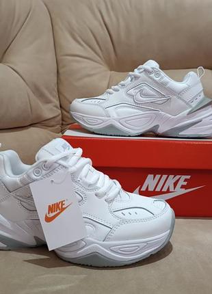 Кросівки nike m2k tekno (шкіра)4 фото