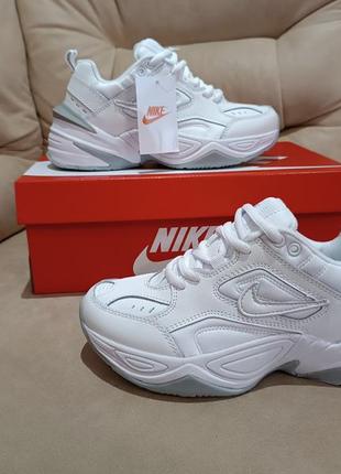 Кроссовки nike m2k tekno (кожа)5 фото