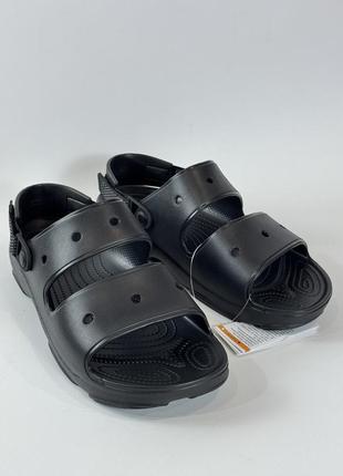 Мужские черные сандалии crocs all-terrain 47, 48, 49 размер8 фото