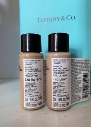 Shiseido self-refreshing foundation 220 linen, 330 bamboo2 фото