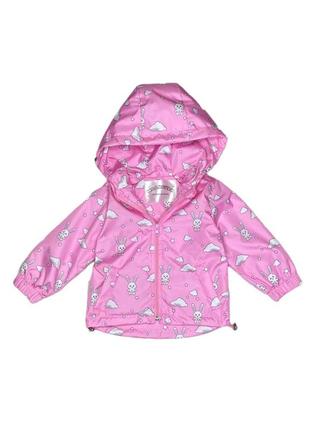 Ветровка в розовом цвете для девочки арт.23024