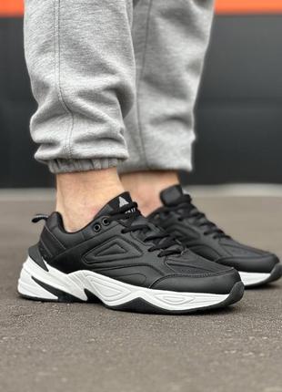 Чоловічі чорно-білі кросівки 👟