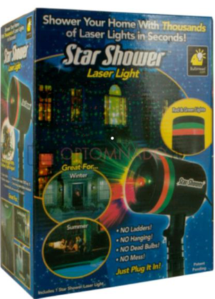 Диско laser shower light вуличний