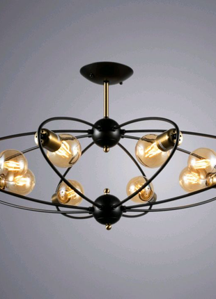 Люстра arte lamp glasgow a1963pl-8bk