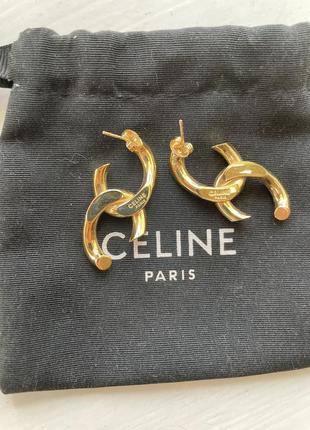 Бижутерии серьги в стиле celine3 фото