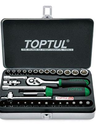 Набір інструментів для автомобіля toptul 1/4" 32ед. gcad3204