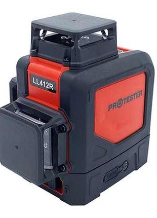 Лазерний рівень, 3x360° (h360/2xv360, красний луч) protester ll412r