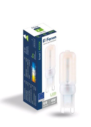 Світлодіодна лампа feron lb-431 4w g9 4000k