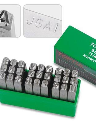 Літерні тавра латиниця toptul 27ед. 6мм ngaw2706