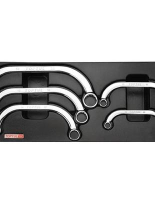 Набір накидних ключів з-образних 10-22мм 5ед. (в ложементі) toptul gaat0504