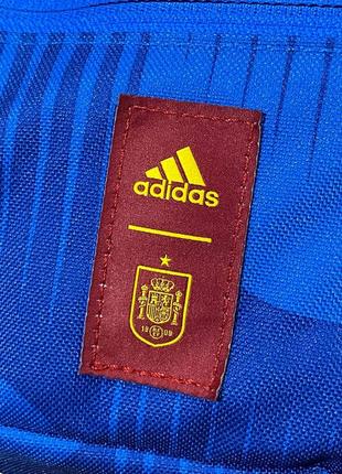 Adidas spain unisex waist bag crossbody blue gold hm2285 поясная сумка на пояс плечо бананка оригинал7 фото