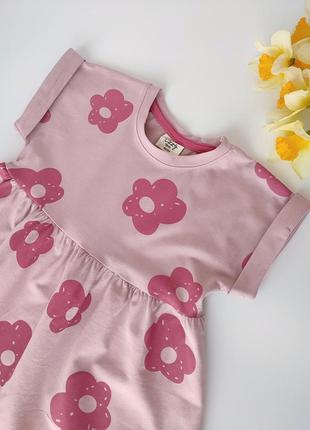 Платье с цветочками для девочки
