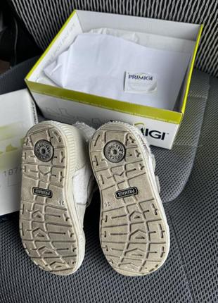 Дитячі зимові чоботи primigi 25 gore-tex срібні блискучі водостійкі