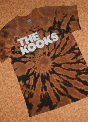 Футболка the kooks/tie-dye/тай-дай/рок мерч