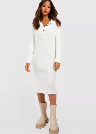 Вязаное платье