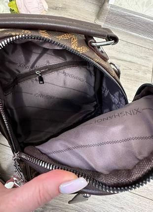Жіночий невеликий рюкзак сумка5 фото