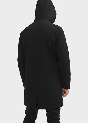 Чоловіча куртка чорна b-233 (insignia)3 фото