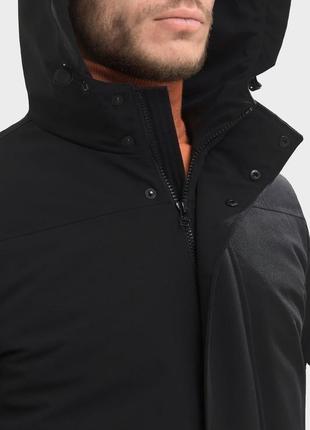 Мужская куртка черная b-233 (insignia)4 фото