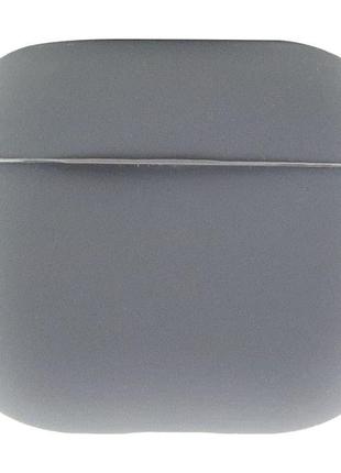 Силіконовий футляр для навушників airpods 3 сірий/gray
