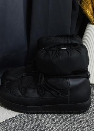 Нові чорні дуті теплі черевики new yorker7 фото