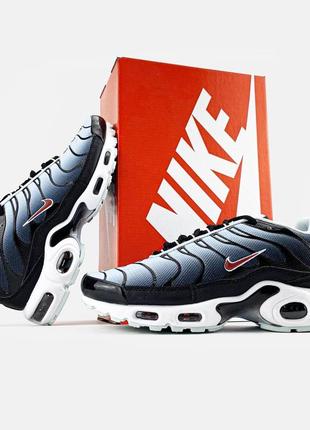 Nike air max plus "grey/red" мужское качество высокое удобно в носке